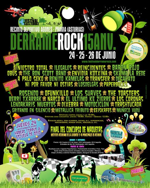 Cartel Derrame Rock 2010