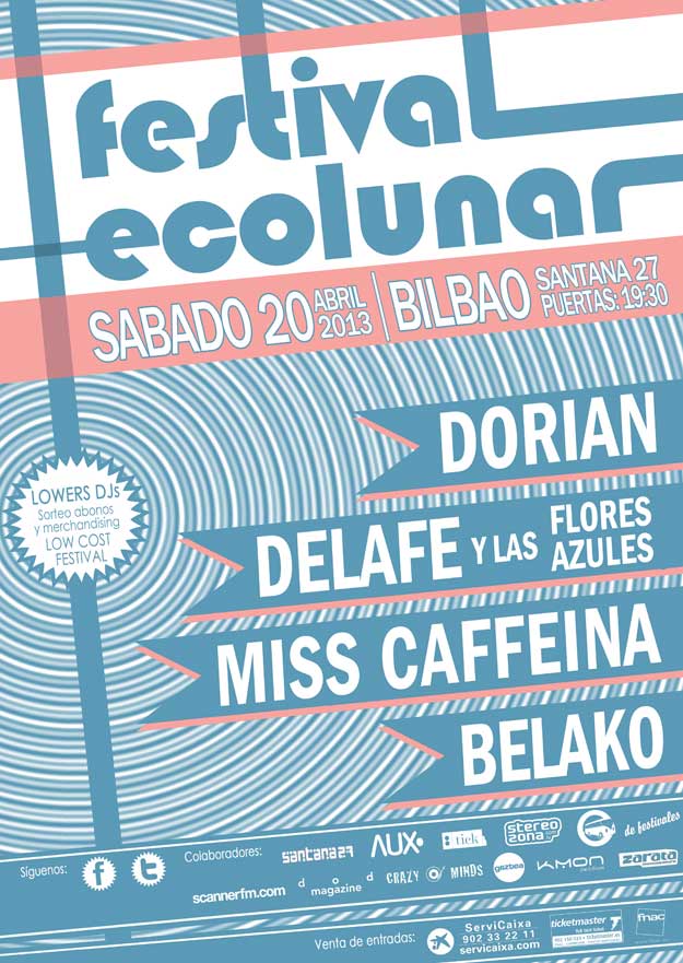 cartel del Festival Ecolunar 2013