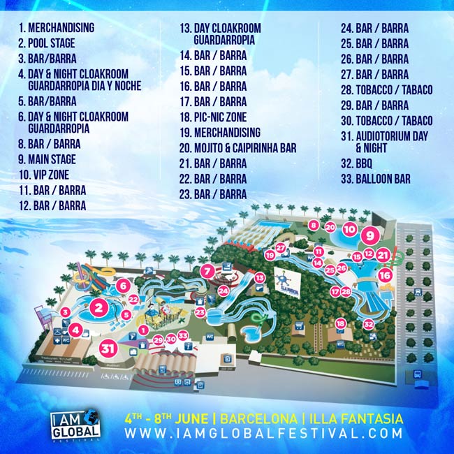 Mapa I Am Global Festival