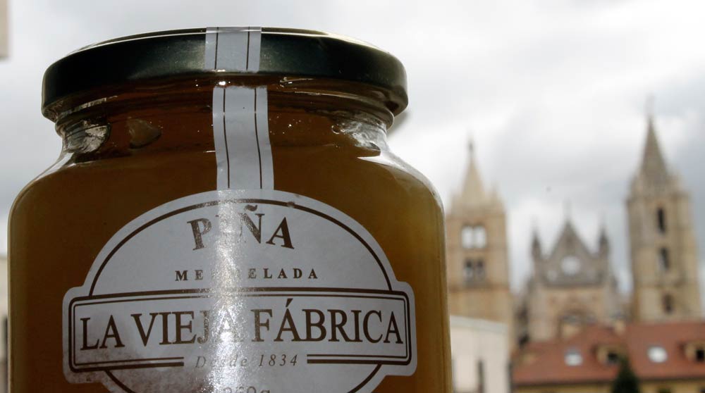 La Vieja Fábrica con la Catedral de León de fondo