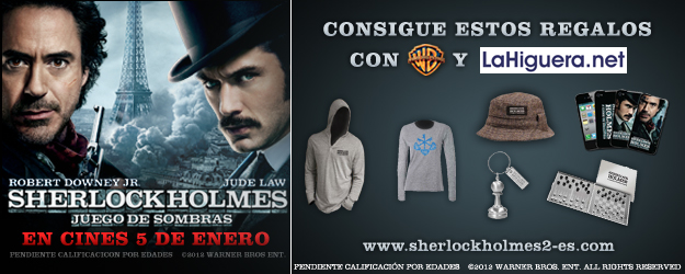 Info Sherlock Holmes: Juego de sombras