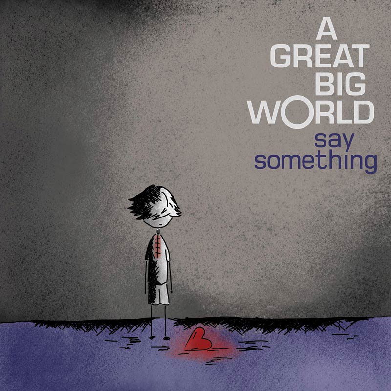 A great big world con Christina Aguilera: Say something - portada