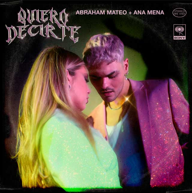 Abraham Mateo con Ana Mena: Quiero decirte - portada