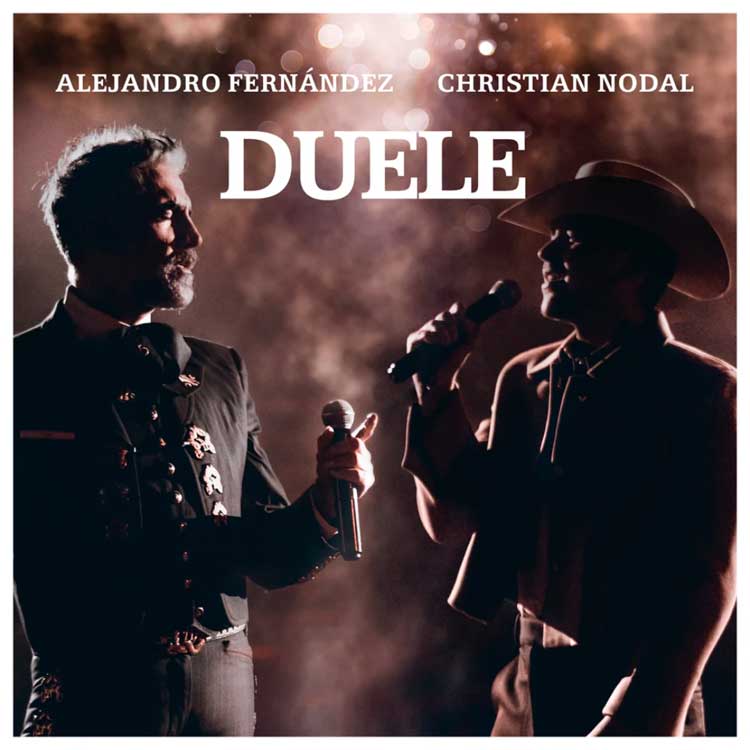 Alejandro Fernández con Christian Nodal: Duele - portada