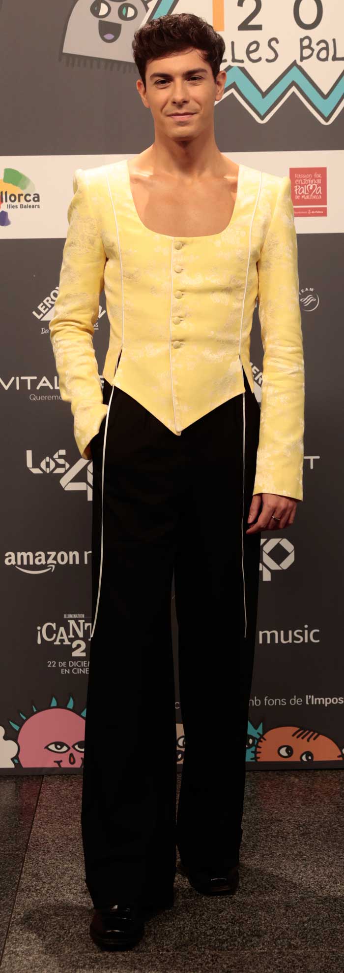 Alfred García LOS40 Music Awards Edición 2021. Alfombra roja