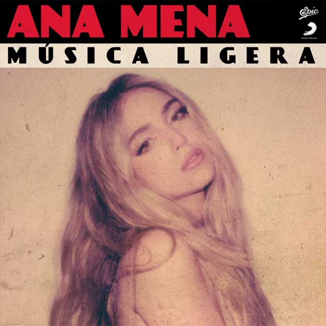 Ana Mena: Música ligera - portada