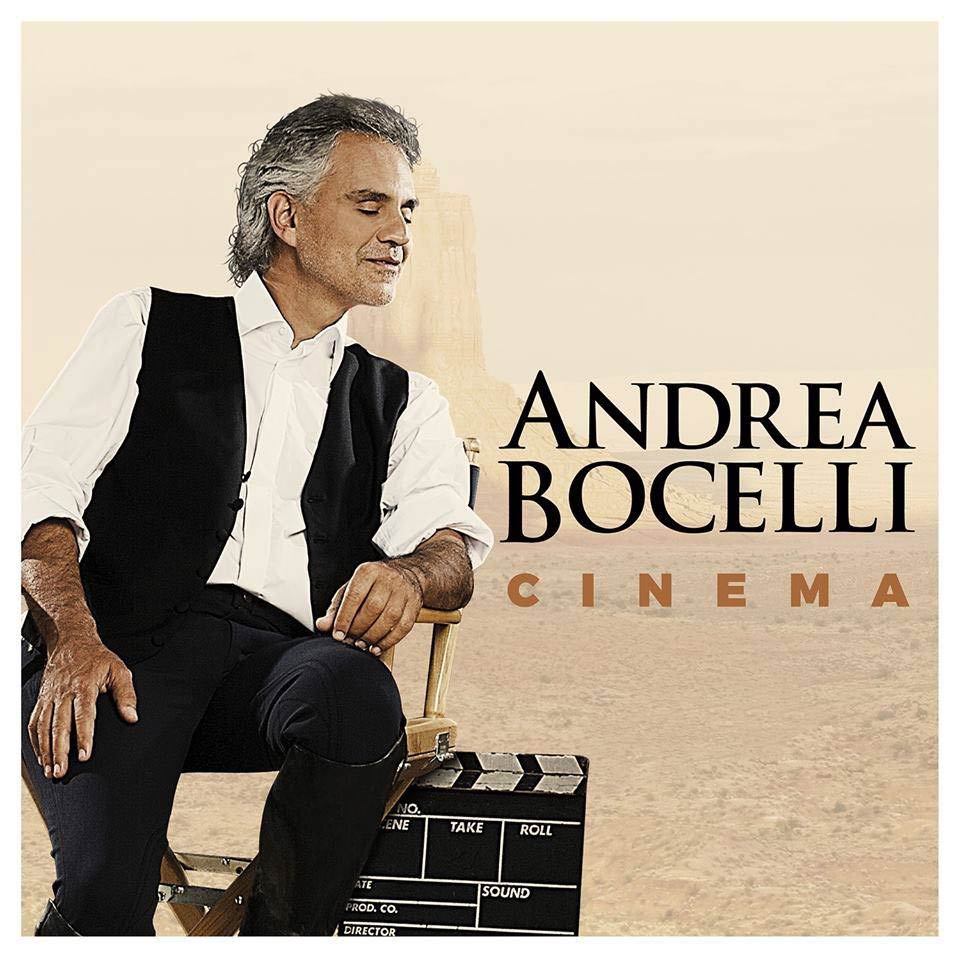 Andrea Bocelli: Cinema, la portada del disco