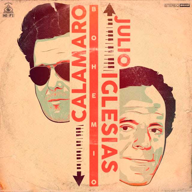 Andrés Calamaro con Julio Iglesias: Bohemio - portada