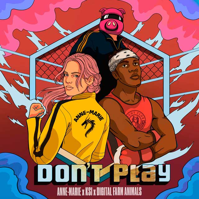 Anne-Marie con KSI y Digital Farm Animals: Don't play - portada