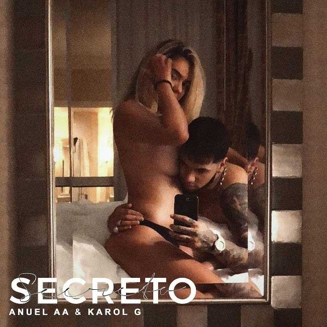 Anuel AA con Karol G: Secreto - portada