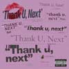 Ariana Grande: Thank u, next - portada reducida