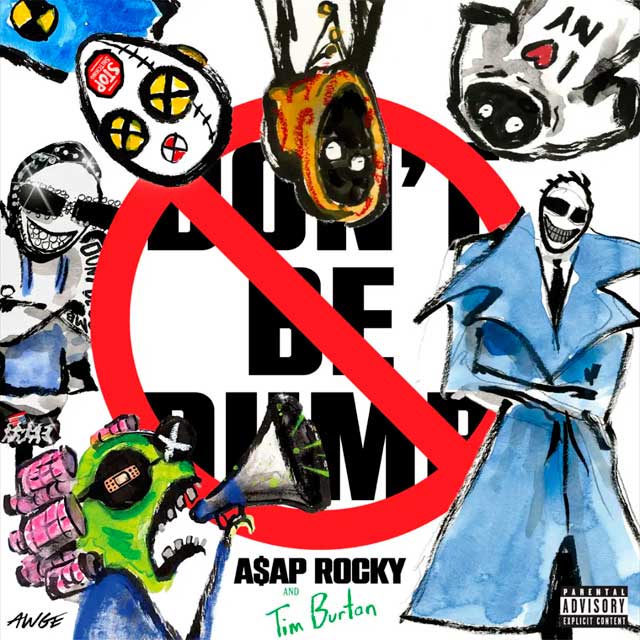 A$AP Rocky: Don't be dumb - portada