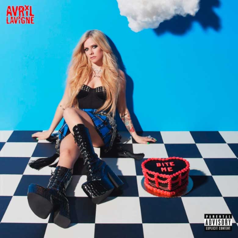Avril Lavigne: Bite me - portada