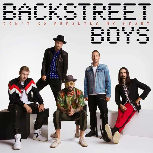 Backstreet Boys: Don't go breaking my heart, la portada de la canción