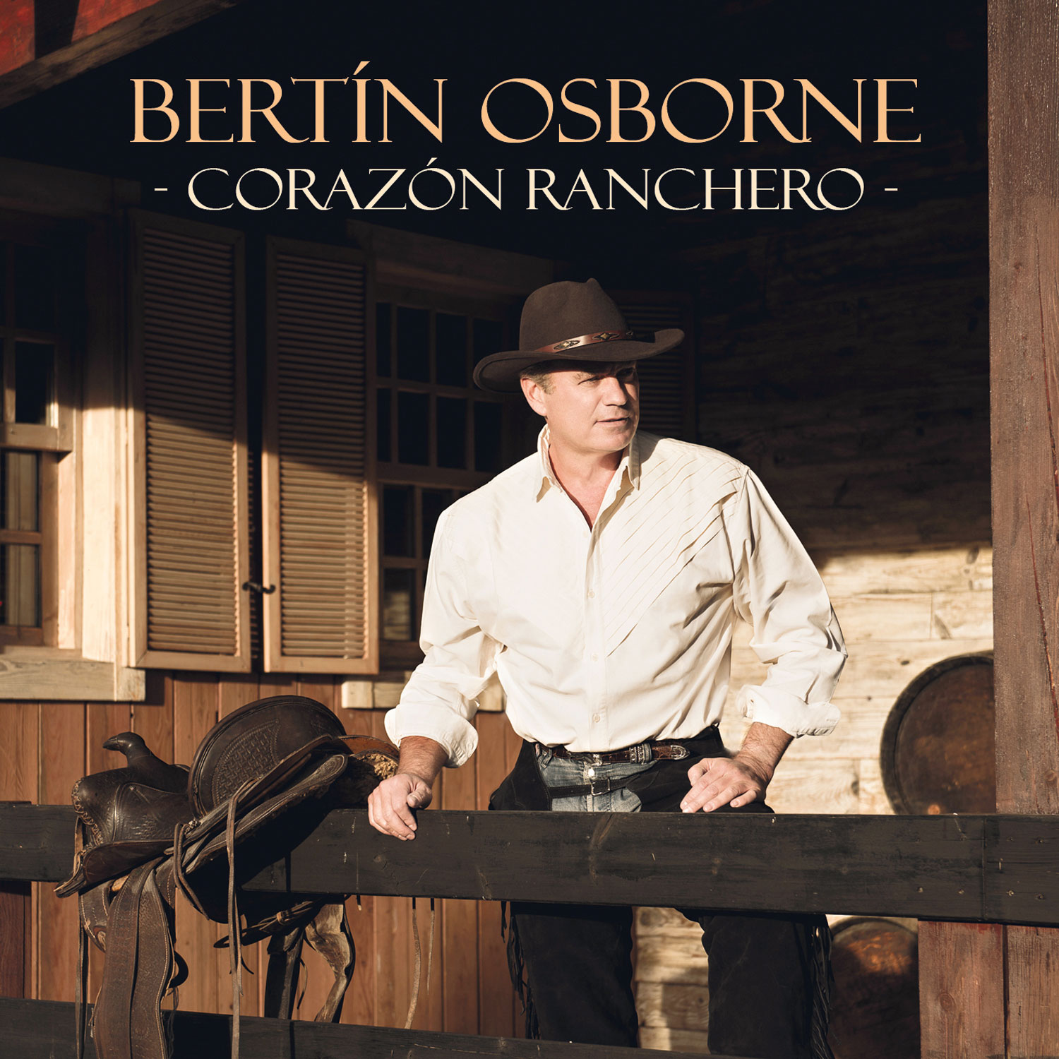 Bertín Osborne: Corazón ranchero, la portada del disco