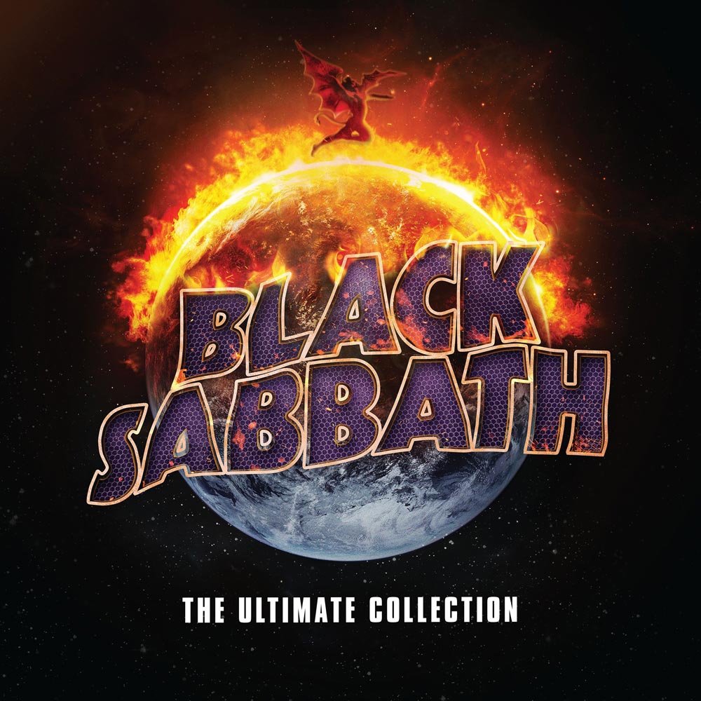 Black Sabbath: The ultimate collection, la portada del disco