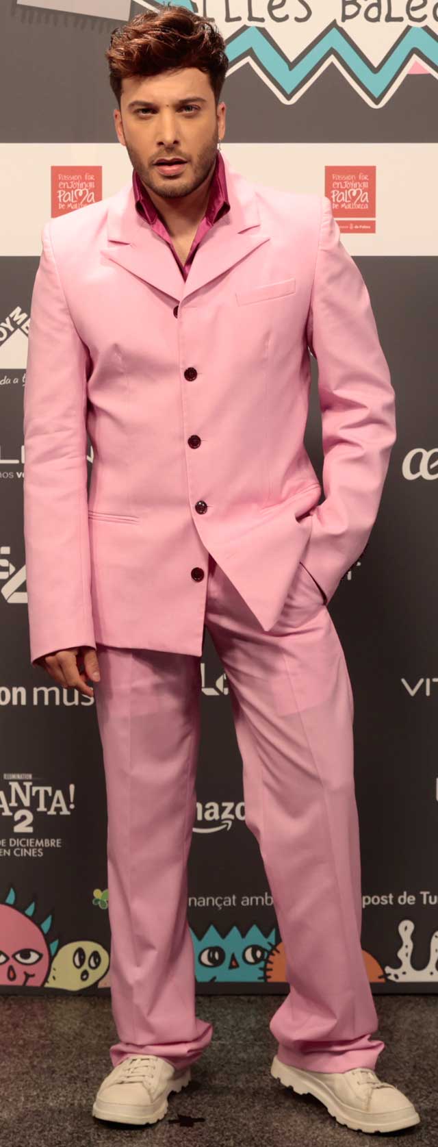 Blas Cantó LOS40 Music Awards Edición 2021. Alfombra roja