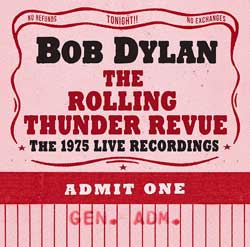 Bob Dylan: The Rolling Thunder Revue: The 1975 live recordings - portada mediana