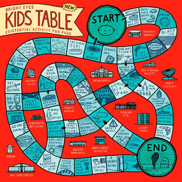 Bright Eyes: Kids table - portada