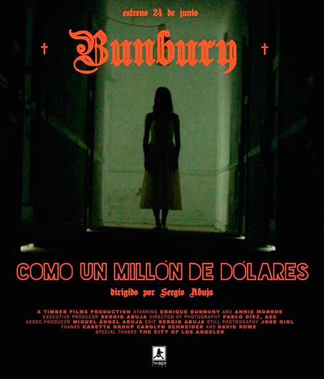 Bunbury: Como un millón de dólares - portada