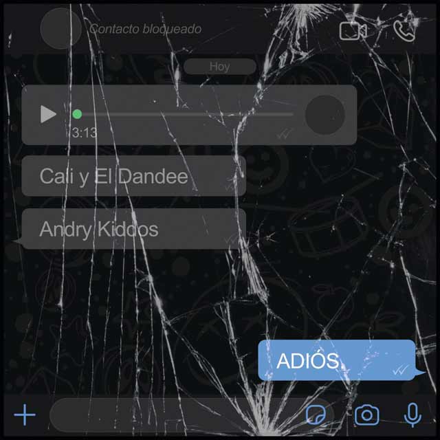 Cali y El Dandee con Andry Kiddos: Adiós - portada
