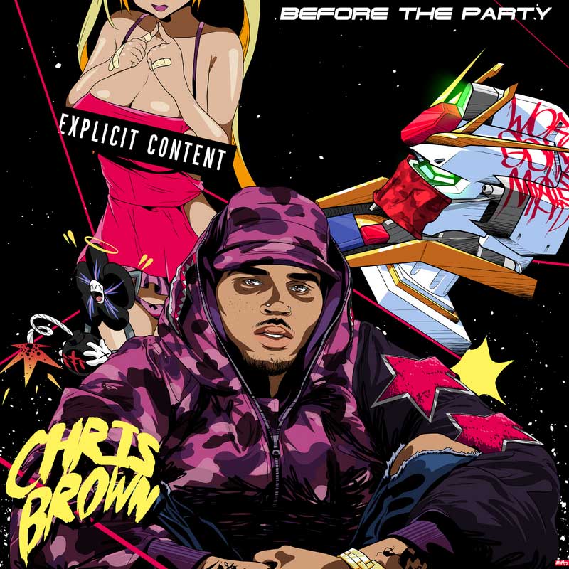 Chris Brown: Before the party, la portada del disco