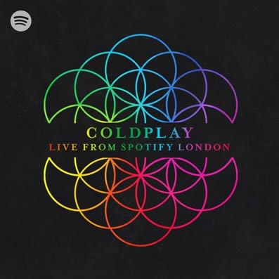 Coldplay: Live from Spotify London, la portada del disco