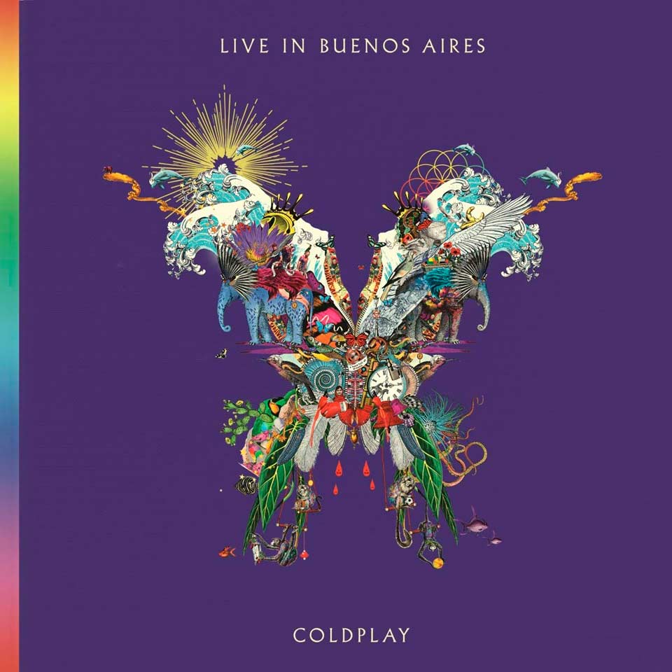 Coldplay: Live in Buenos Aires, la portada del disco