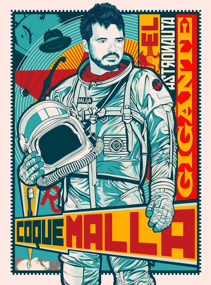 Coque Malla: El astronauta gigante - portada