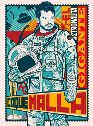 Coque Malla: El astronauta gigante - portada mediana