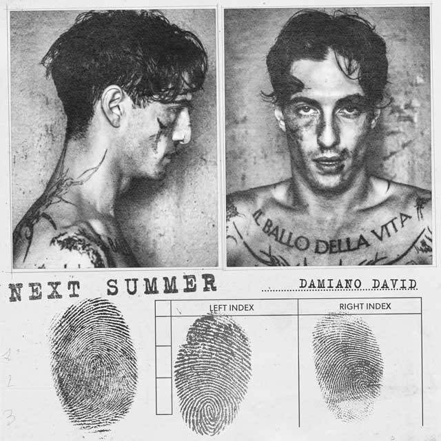 Damiano David: Next summer - portada