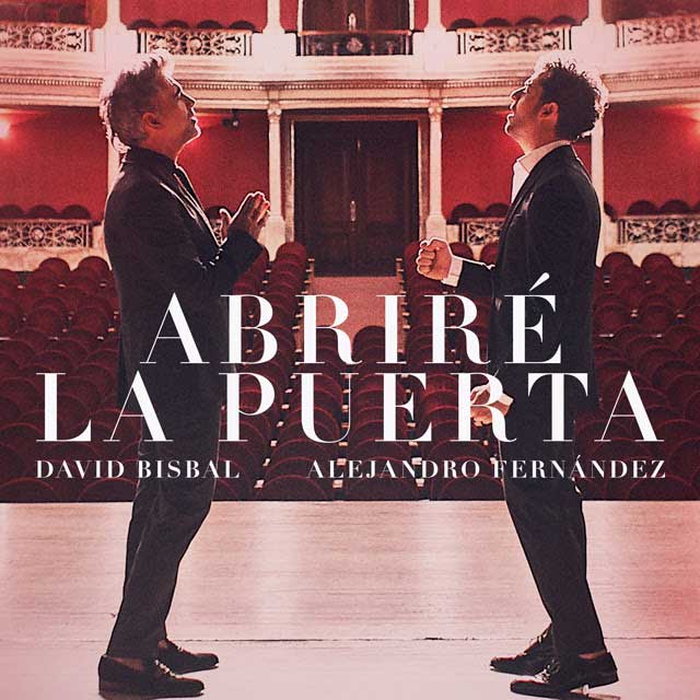 David Bisbal con Alejandro Fernández: Abriré la puerta - portada