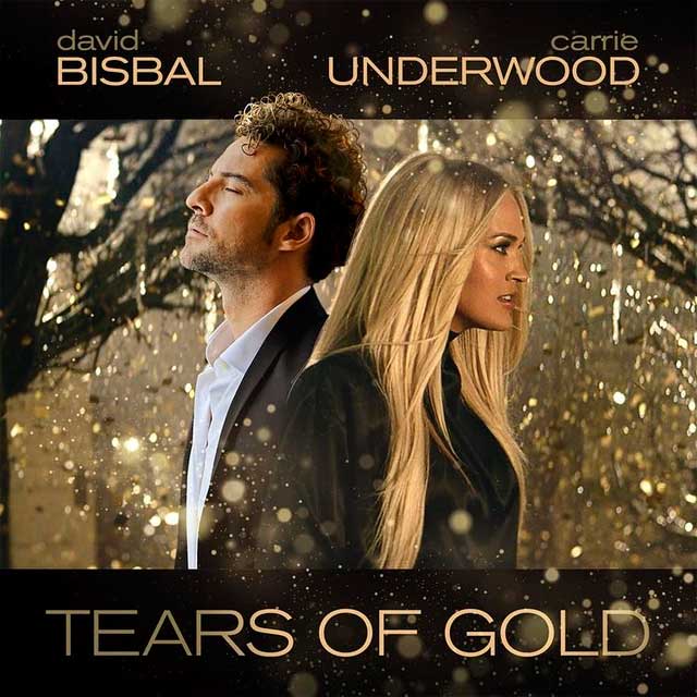 David Bisbal con Carrie Underwood: Tears of gold - portada