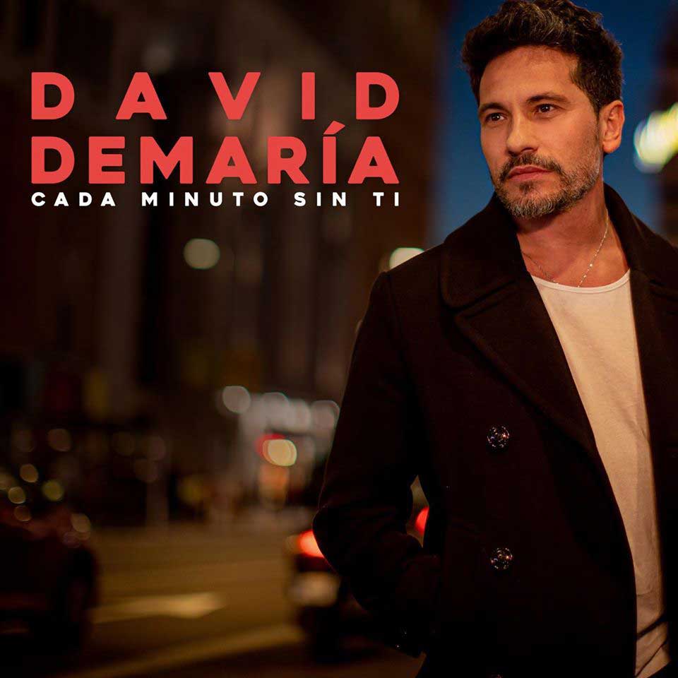 David DeMaría: Cada minuto sin ti - portada