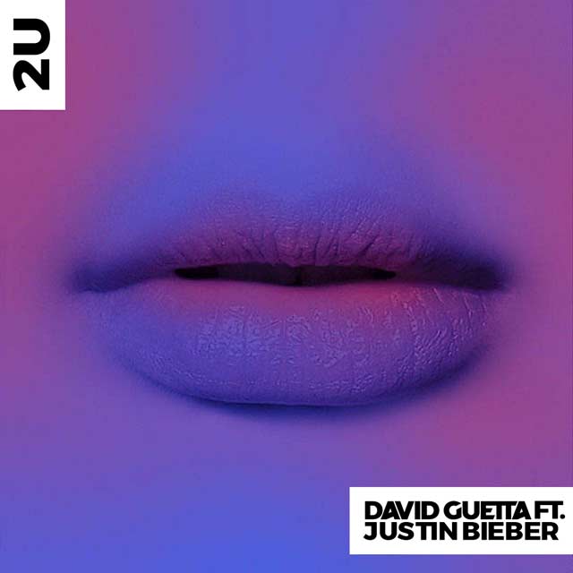 David Guetta con Justin Bieber: 2U - portada