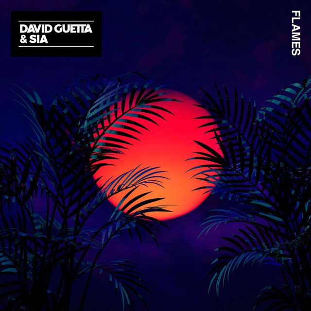 David Guetta con Sia: Flames - portada