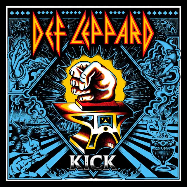 Def Leppard: Kick, la portada de la canción