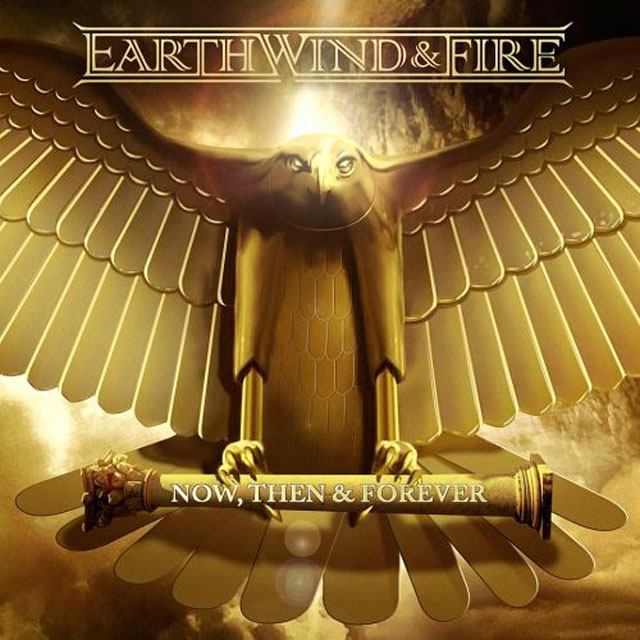 Earth wind & fire: Now, then & forever, la portada del disco