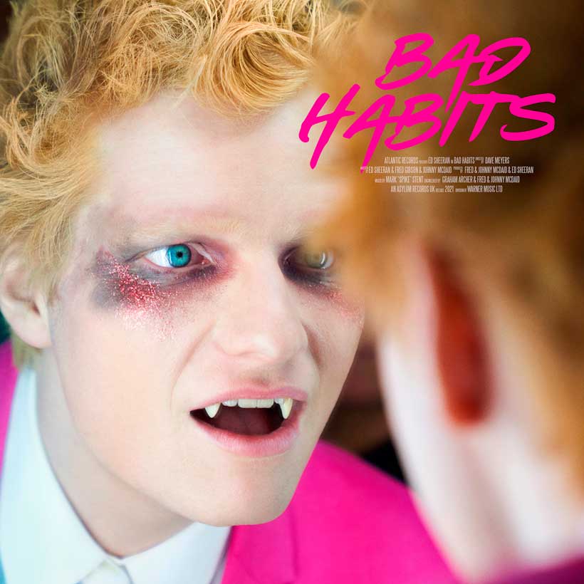Ed Sheeran con Bring me the horizon: Bad habits, la portada de la canción