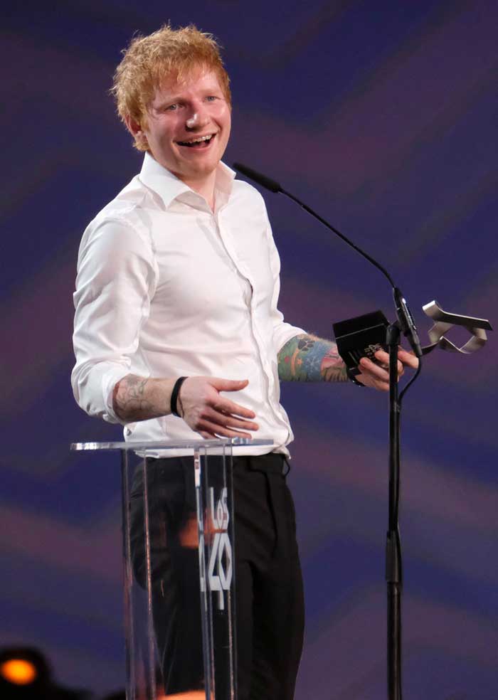 Ed Sheeran LOS40 Music Awards Edición 2021