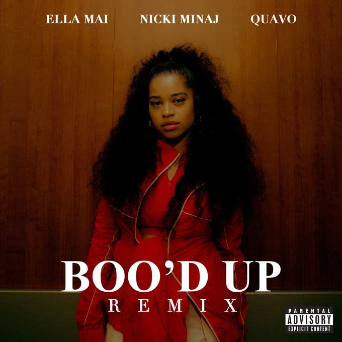 Ella Mai con Nicki Minaj y Quavo: Boo'd up - portada