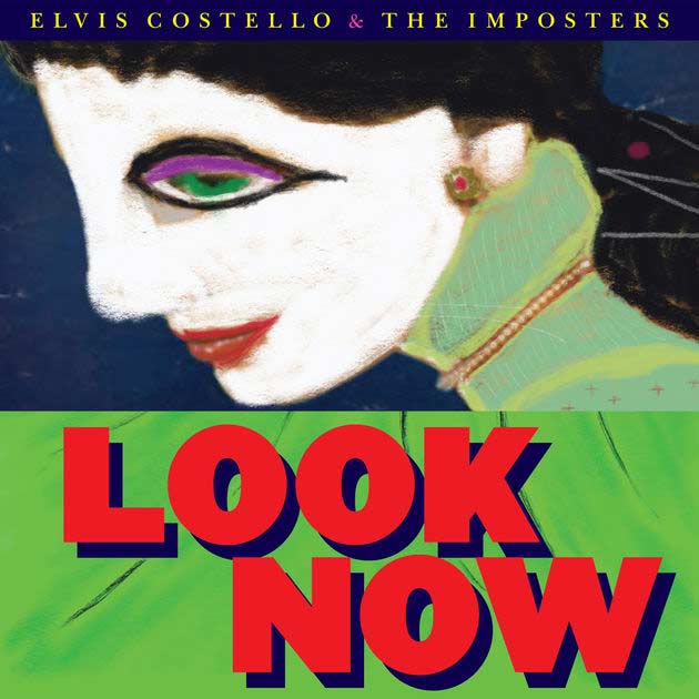 Elvis Costello: Look now - portada