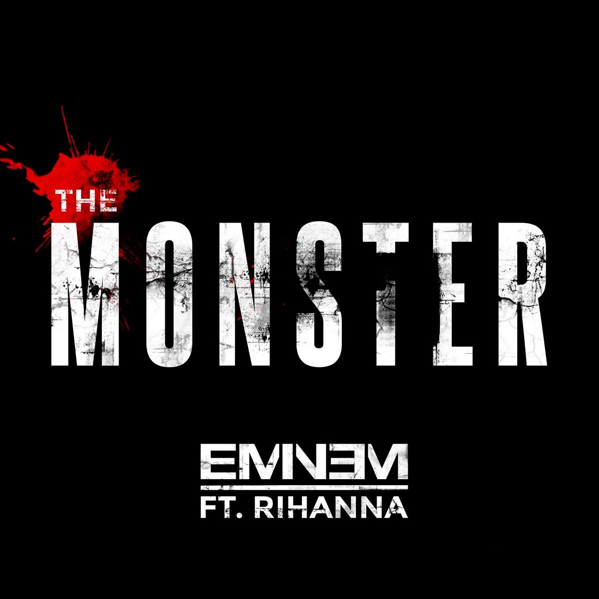 Eminem con Rihanna: The monster, la portada de la canción