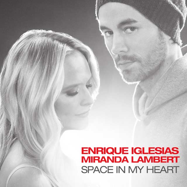 Enrique Iglesias con Miranda Lambert: Space in my heart - portada