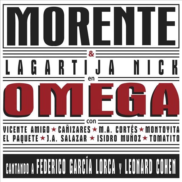 Enrique Morente: Omega 20 Aniversario - portada