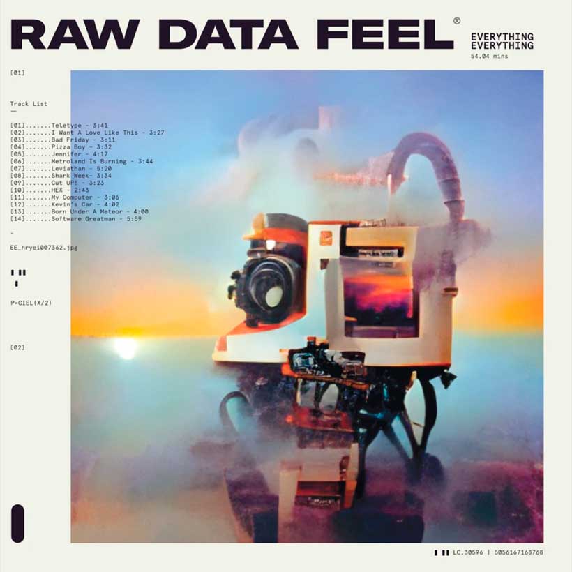 Everything Everything: Raw data feel - portada