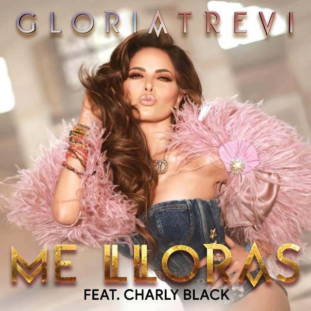 Gloria Trevi con Charly Black: Me lloras, la portada de la canción