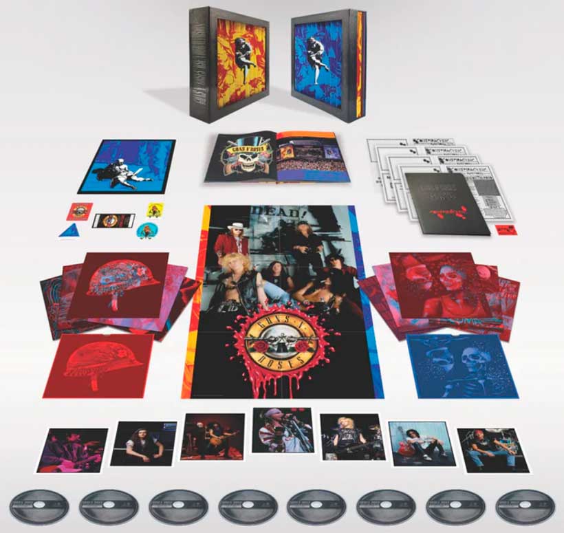 Contenidos de la edición Use your illusion I & II Super Deluxe de Guns n' Roses