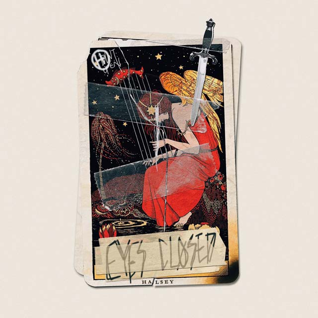 Halsey: Eyes closed - portada