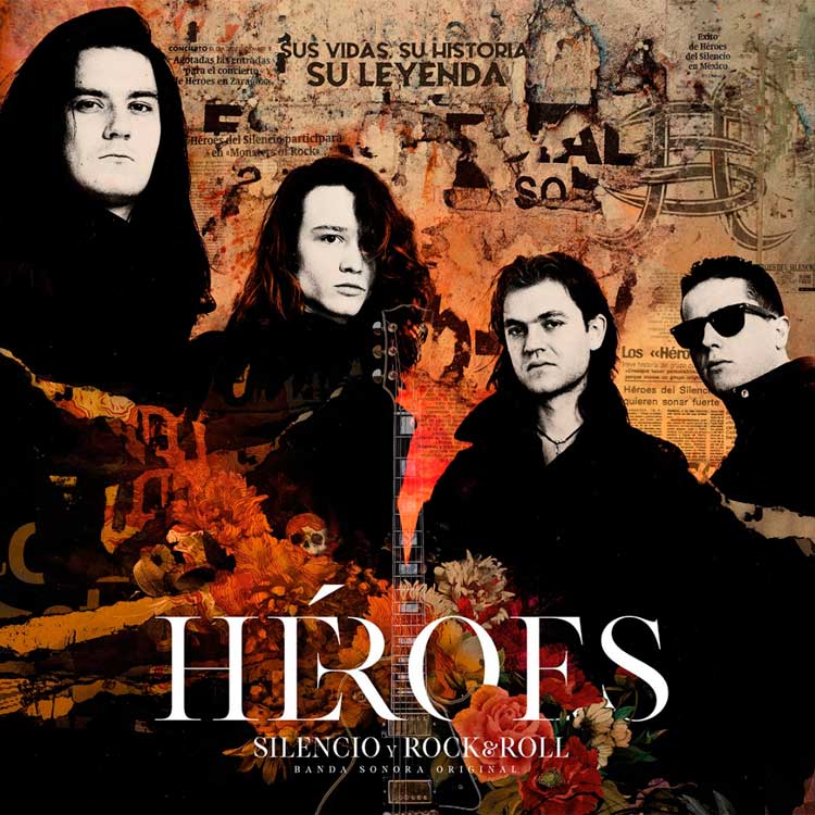 Héroes del silencio: Silencio y rock & roll, la portada del disco